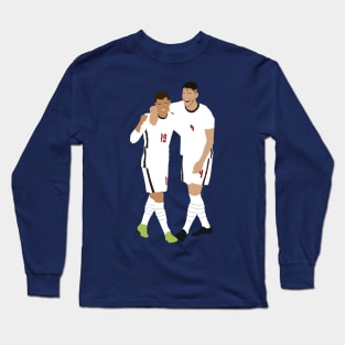 Mason Mount Declan Rice England Midfield Duo Long Sleeve T-Shirt